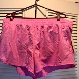 all in motion Pink Mid-Rise Run Shorts